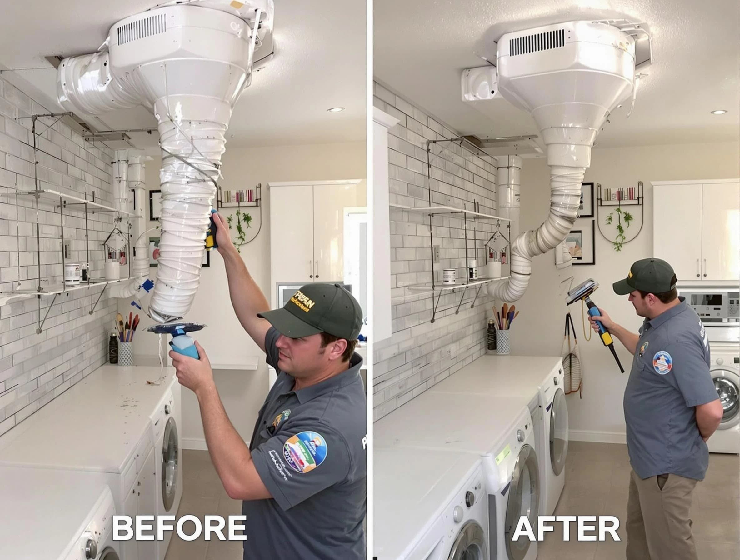 Professional dryer exhaust vent cleaning by Kimberly Dryer Vent Cleaning in Kimberly