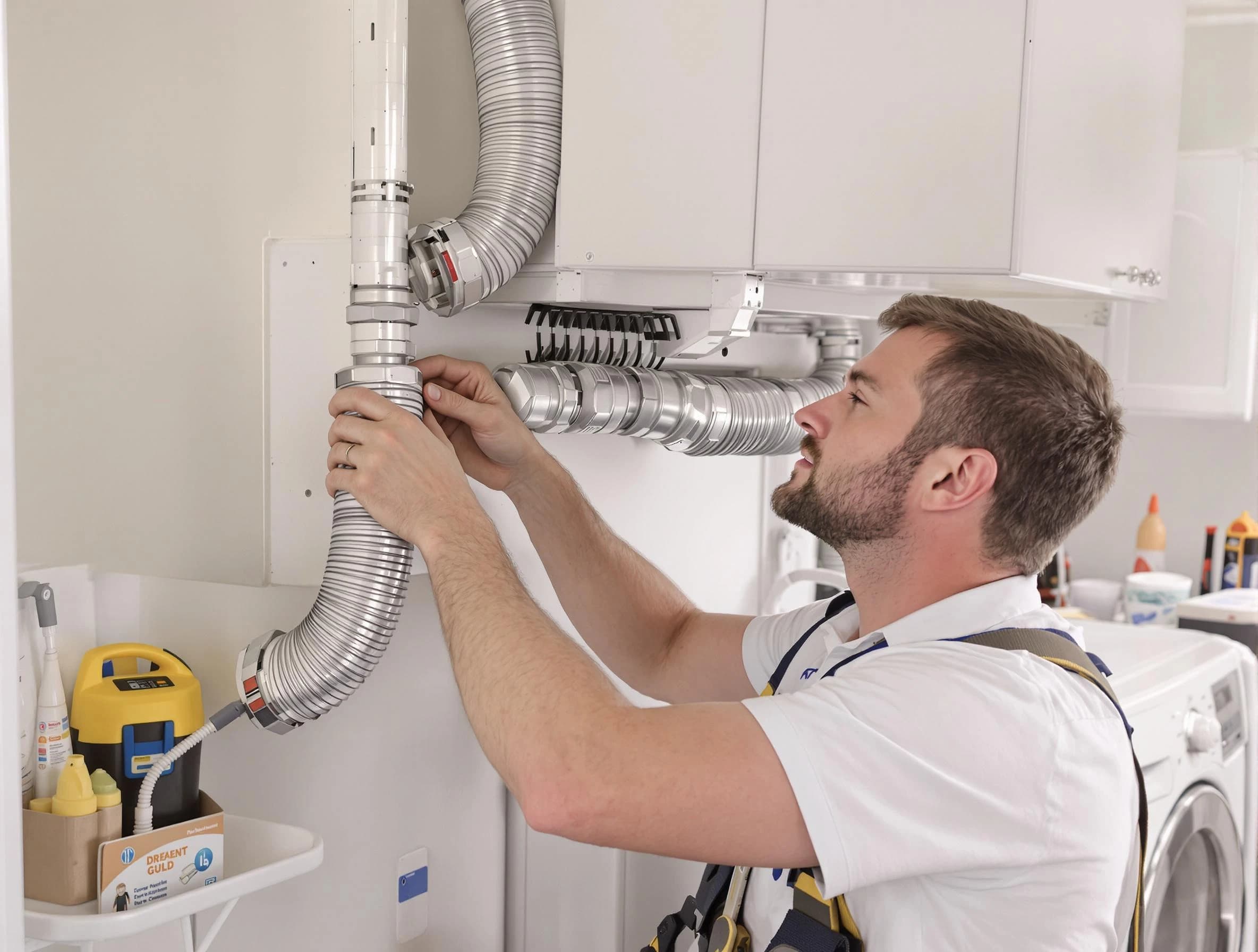 Professional dryer vent repair and installation by Kimberly Dryer Vent Cleaning in Kimberly