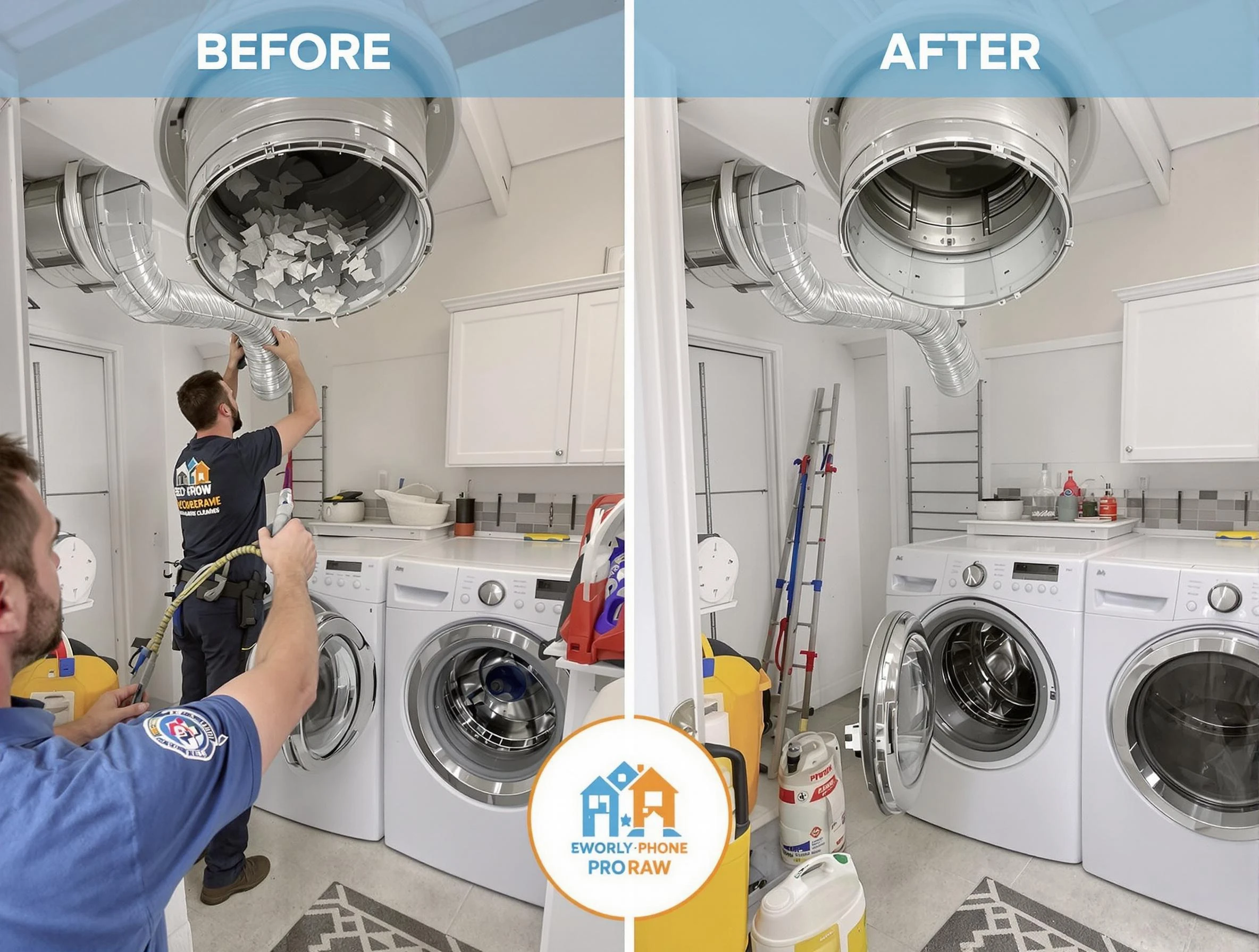 Residential dryer vent cleaning by Kimberly Dryer Vent Cleaning in Kimberly